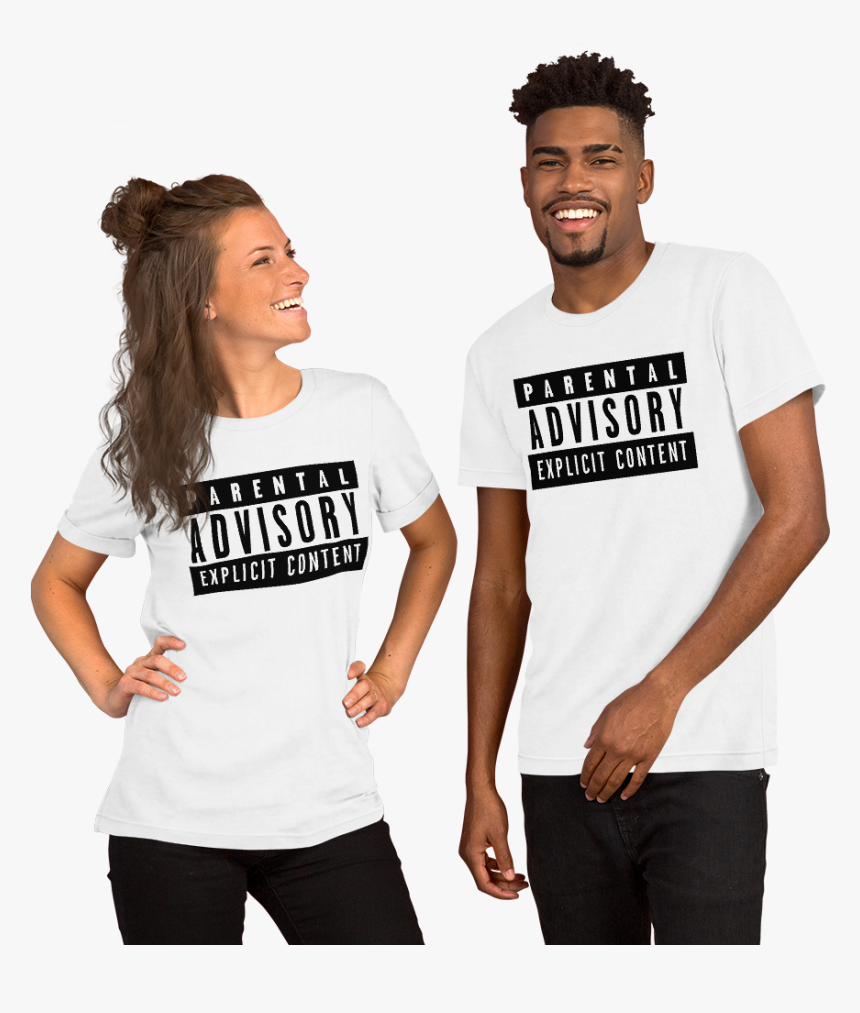 Parental Advisory Label Mockup Front Couples White - Save The World Eat Bugs, HD Png Download, Free Download