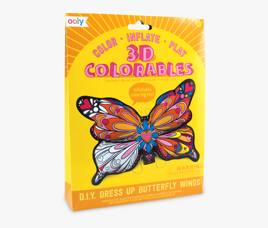 3d Colorables Dress Up Butterfly - Coloring Book, HD Png Download, Free Download