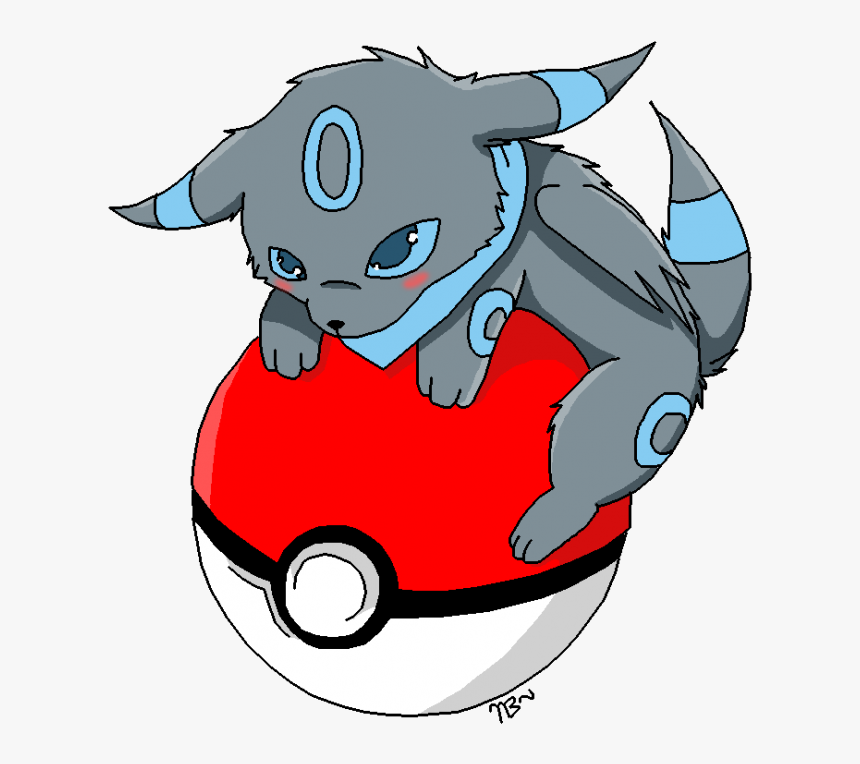 Nova Blue The Shiny Umbreon"s Pokeball - Pokeball Transparent Shiny, HD Png Download, Free Download