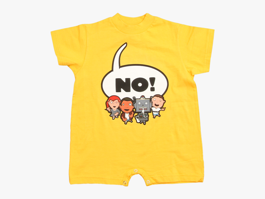 No Kids On Yellow Onesie - Cartoon, HD Png Download, Free Download