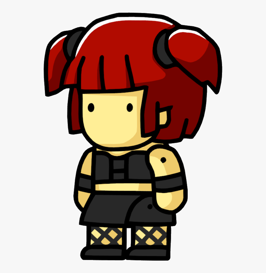 Scribblenauts Goth Girl - Scribblenauts Unlimited Fandom Girl, HD Png ...