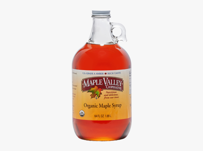 Maple Valley Maple Syrup - Glass Bottle, HD Png Download, Free Download