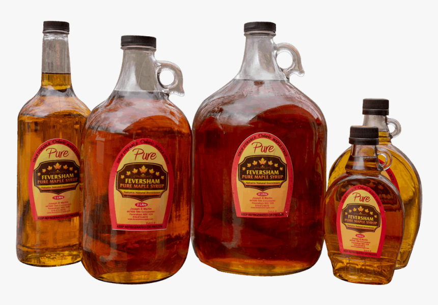 Feversham Maple Syrup - Glass Bottle, HD Png Download, Free Download