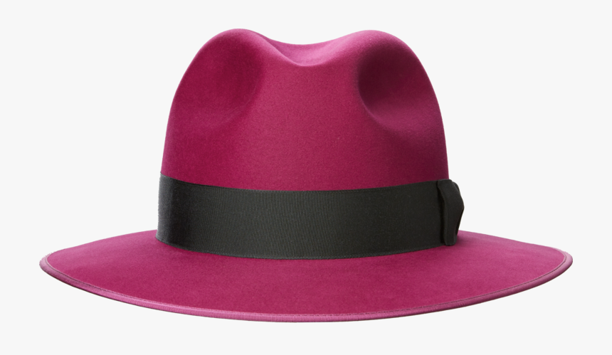 pink fedora hat