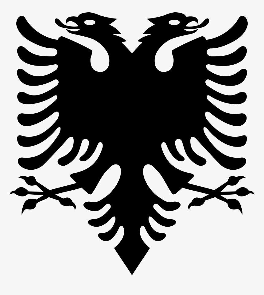 Eagles Clipart Symbol - Transparent Albanian Eagle, HD Png Download, Free Download