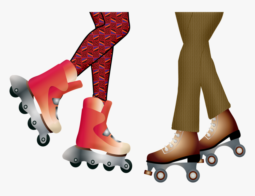 Roller Skating Legs Roller Blading Skating Free Photo - Aggressive Inline Skating, HD Png Download, Free Download