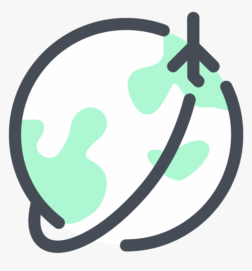 Travel By Plane Icon - Avion Viajes Icono Png, Transparent Png, Free Download