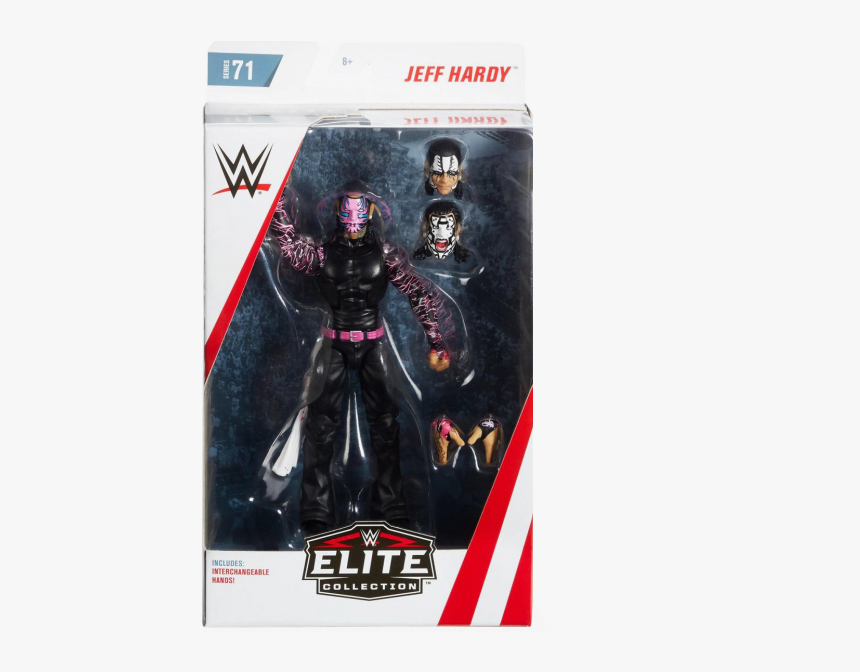 Wwe Elite 71 Jeff Hardy, HD Png Download, Free Download