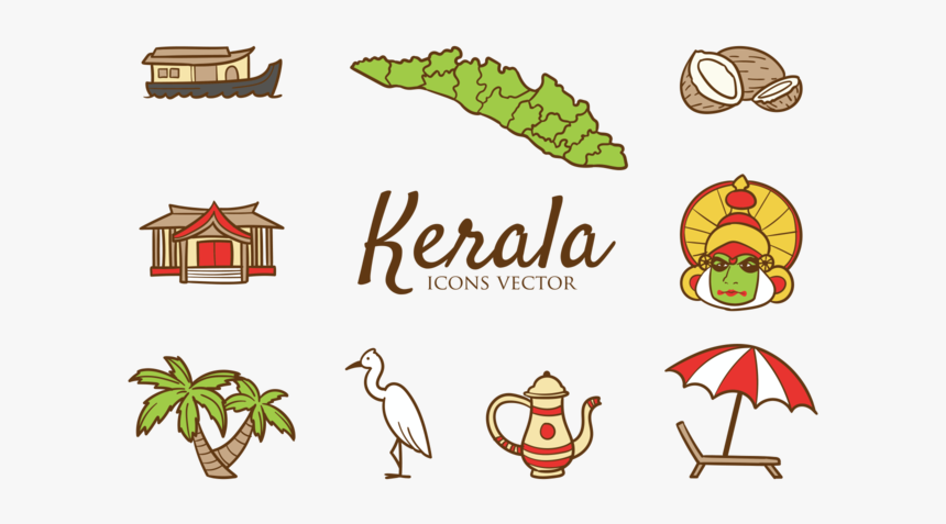 Kerala Icons Vector - Kerala Vector Icons, HD Png Download, Free Download