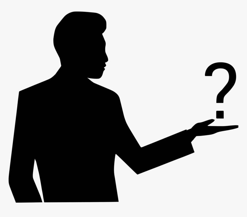 Confused Silhouette, HD Png Download, Free Download