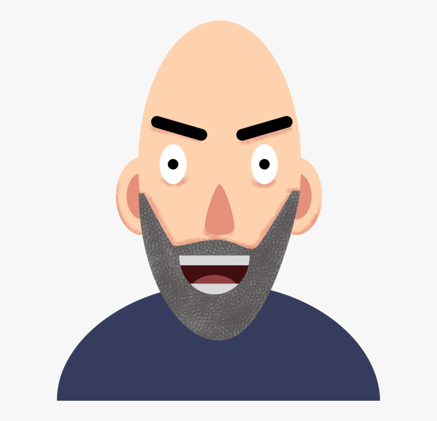 Beard,head,neck - Clip Art, HD Png Download, Free Download