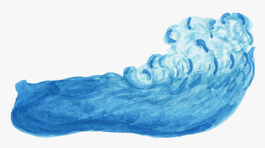 Watercolor Wave Png, Transparent Png, Free Download