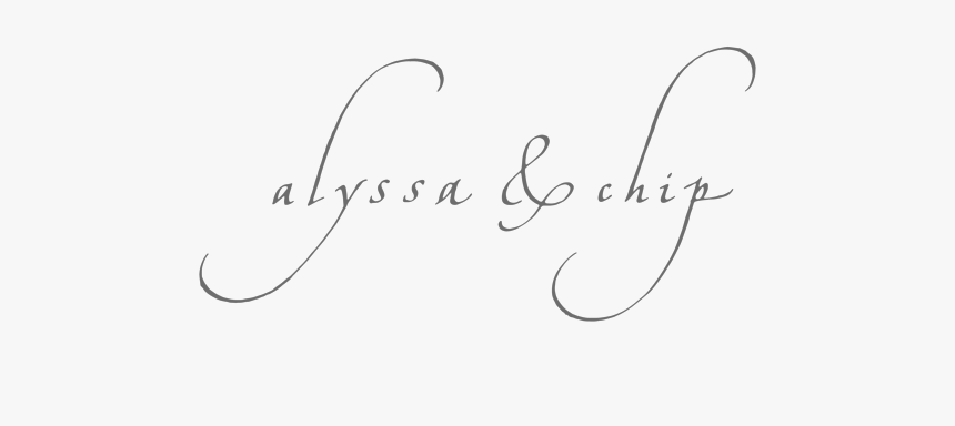 Alyssa&chip - Calligraphy, HD Png Download, Free Download