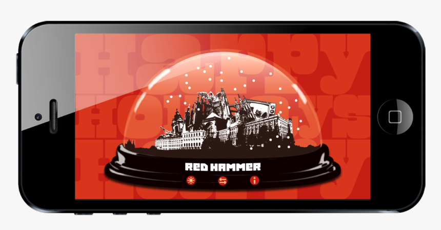 Red H Snowglobe Day - Slogan About New Technology, HD Png Download, Free Download