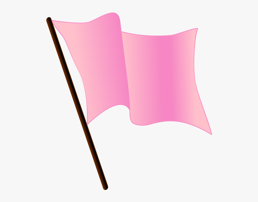 Pink Flag Clip Art, HD Png Download, Free Download