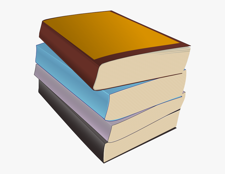 Stack Of Paperbacks Clip - Paperback Book Clip Art, HD Png Download, Free Download