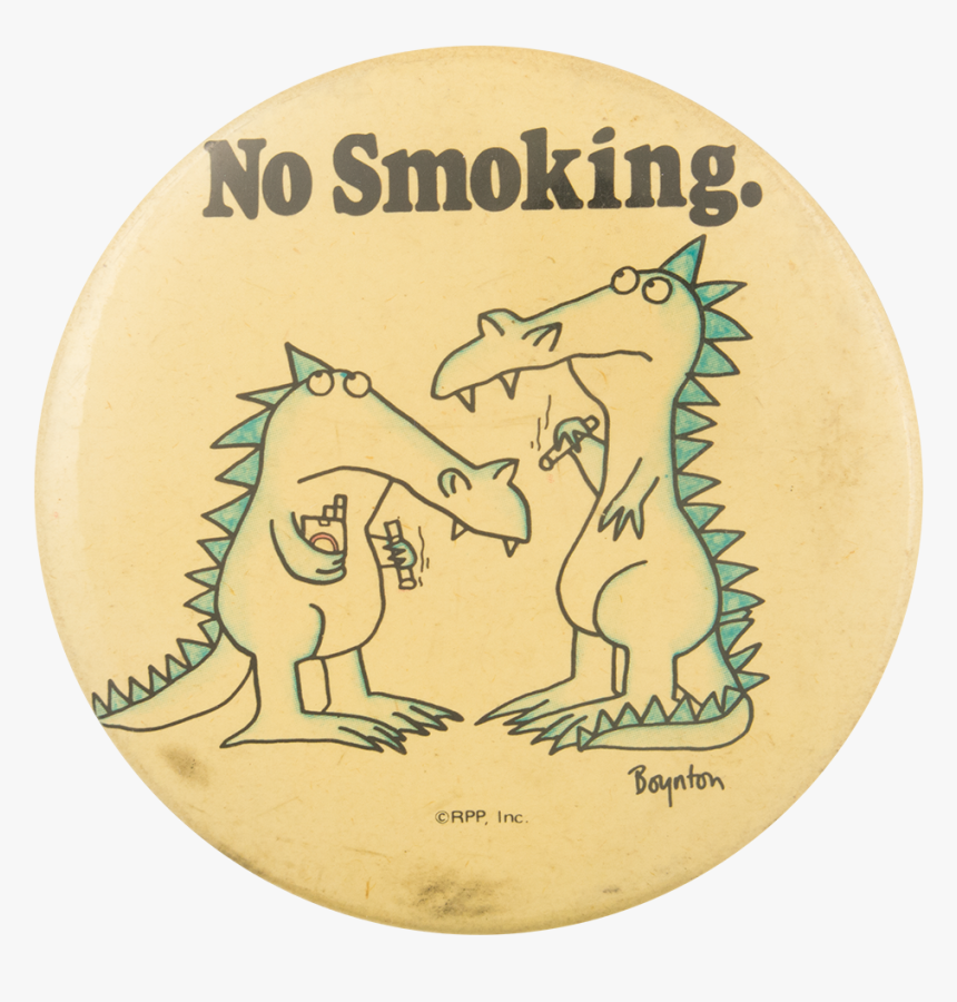 No Smoking Dragons Cause Button Museum - Kangaroo, HD Png Download, Free Download