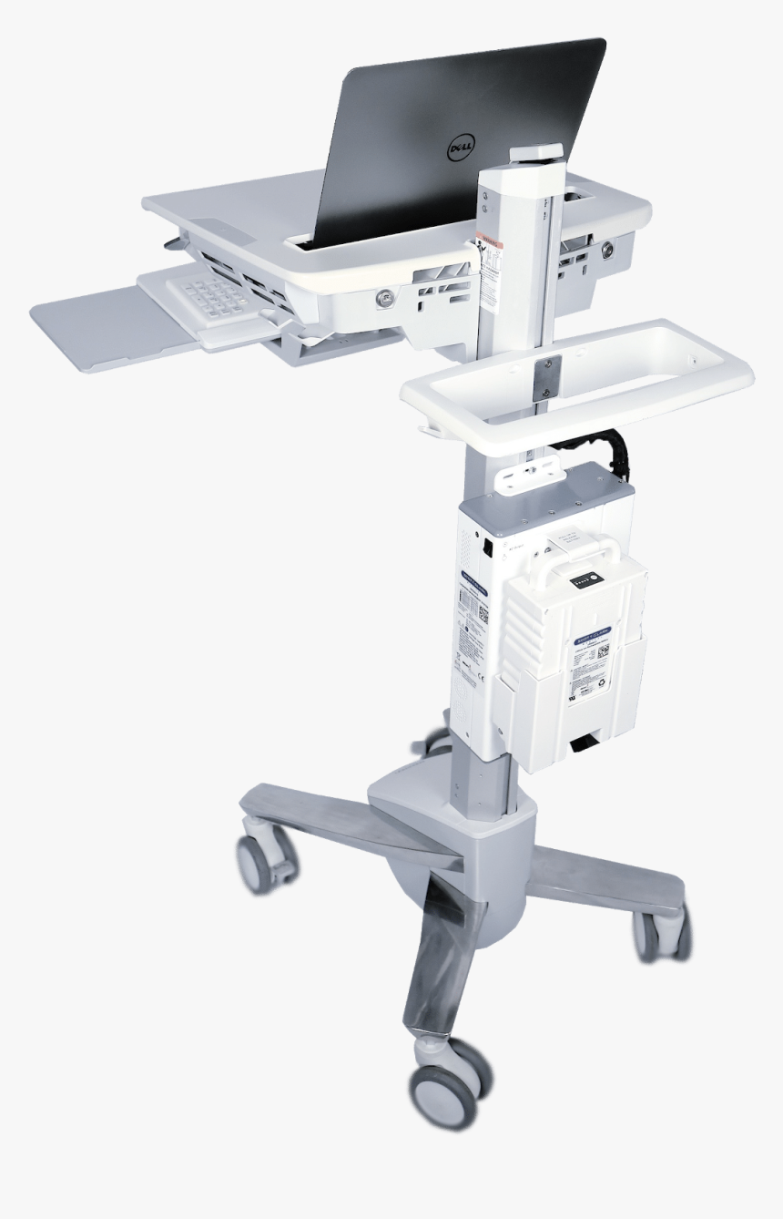 Mobile Cart - Medical Laptop Cart On Wheels, HD Png Download, Free Download