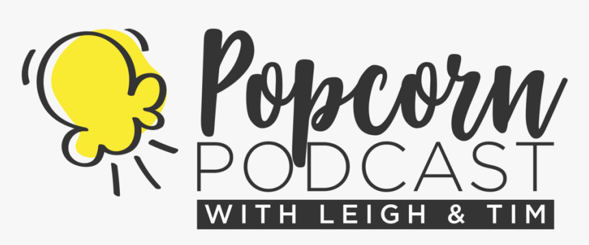 Popcornpodcast Logo Verti - Black-and-white, HD Png Download, Free Download