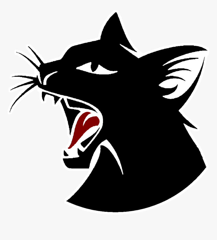 Growling Cat Clip Art, HD Png Download, Free Download