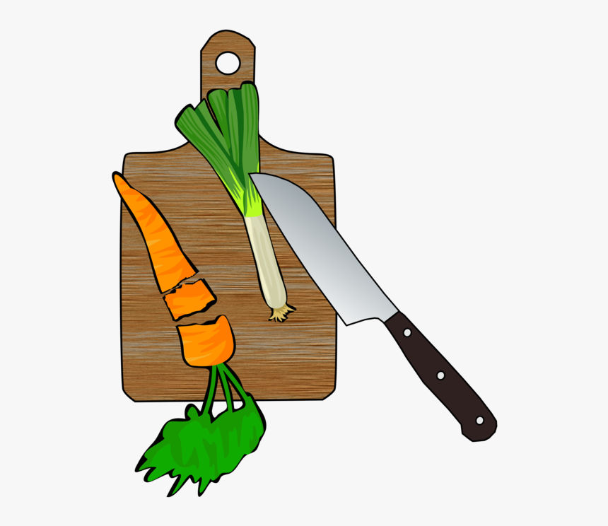 Cutting Board,tool,leek - Illustration, HD Png Download, Free Download