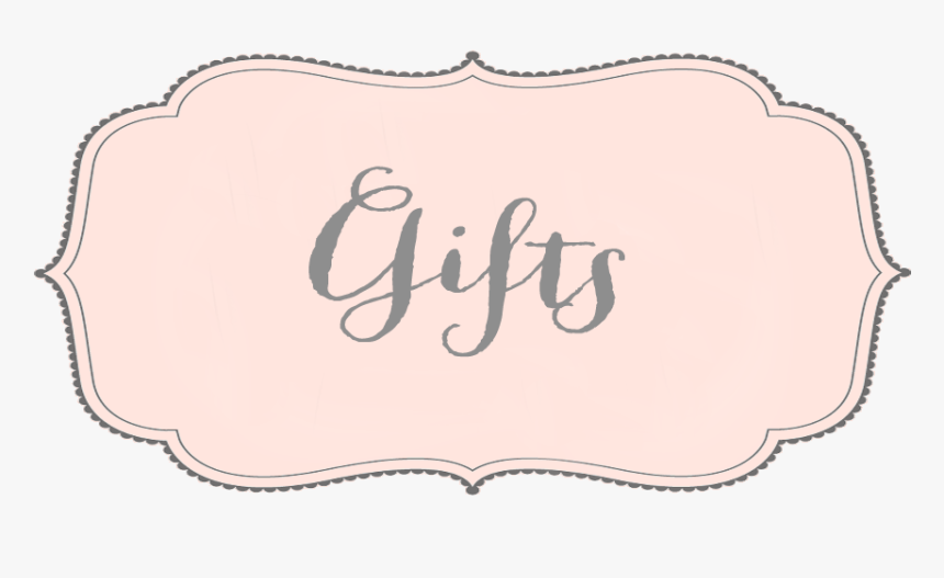 Gifts Blush Bracket Frame - Calligraphy, HD Png Download, Free Download