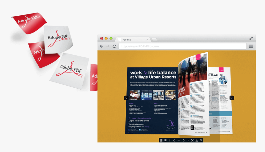 Pdf Flip, HD Png Download, Free Download