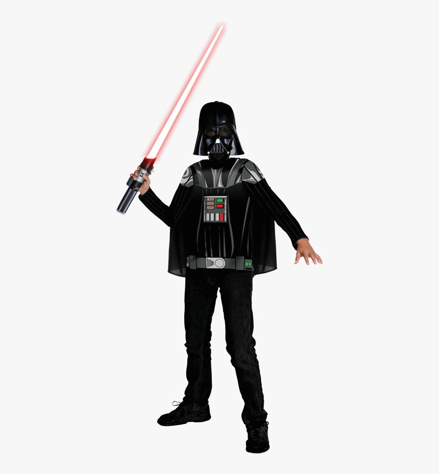 Kids Darth Vader Costume Top And Mask - Star Wars Darth Vader I Costume Rubies, HD Png Download, Free Download