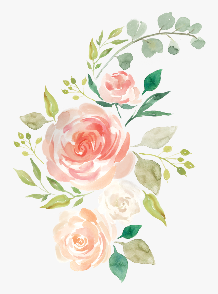 Download Hand Drawn Flowers Png Png Download Pastel Watercolor Flower Png Transparent Png Kindpng