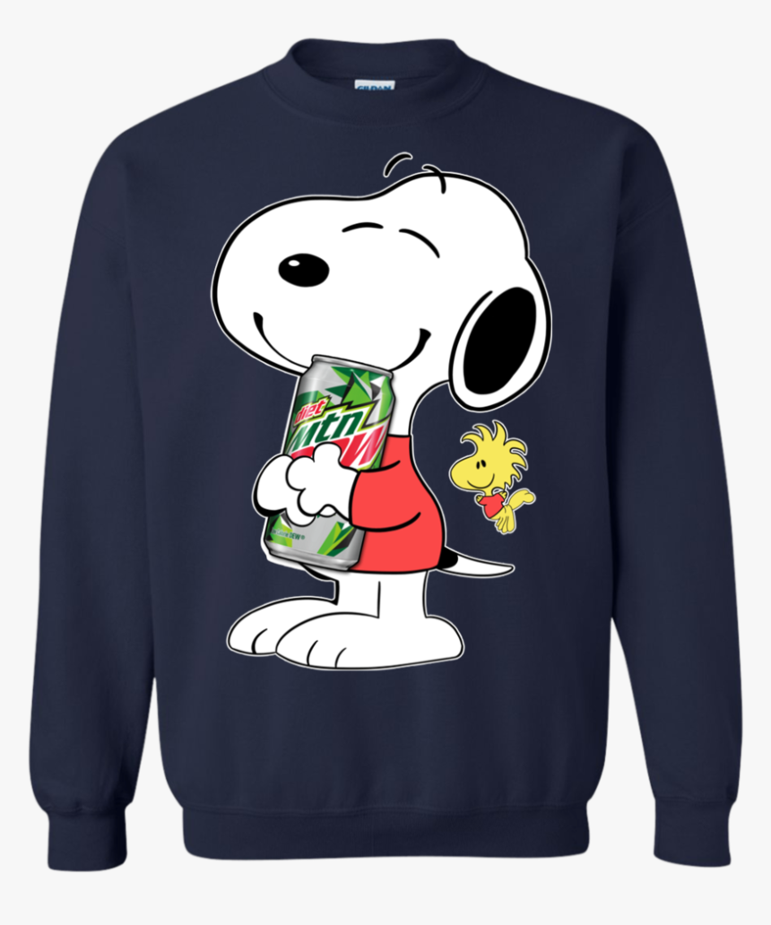 Cute Snoopy Hug Mountain Dew Can Funny Drinking Shirt - Snoopy Coca Cola, HD Png Download, Free Download