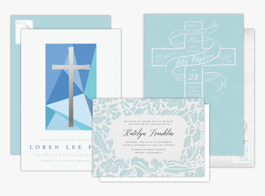 baptism invitations christian cross hd png download kindpng kindpng