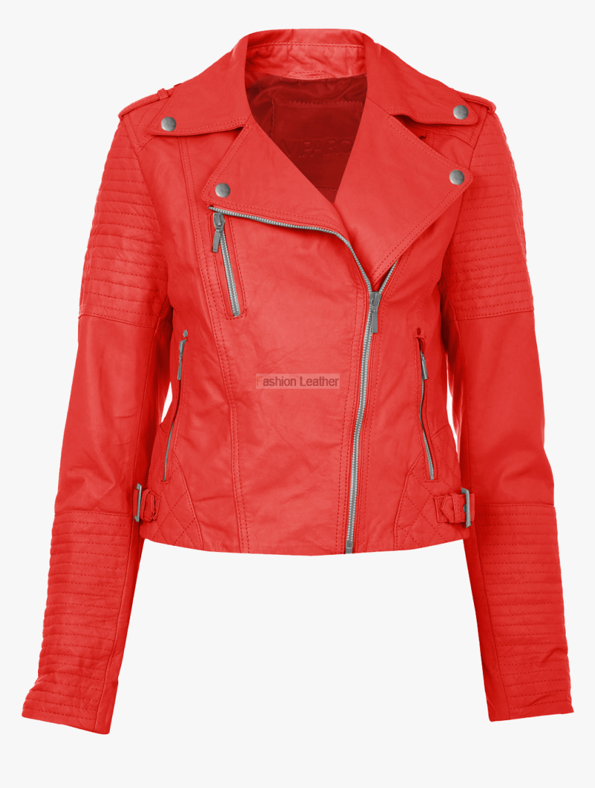 Leather Jacket Png - Women's Leather Jacket Png, Transparent Png, Free Download