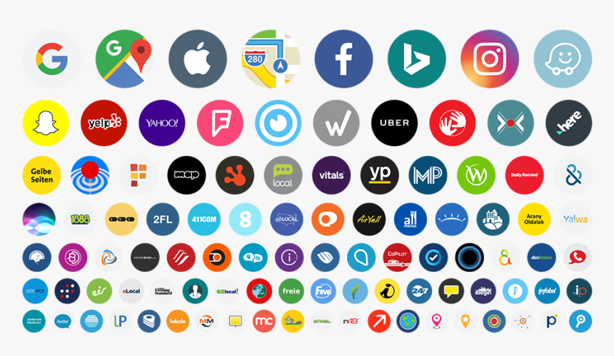 Logos For All The Publishers Listings Your Media Services - Powerlistings, HD Png Download, Free Download