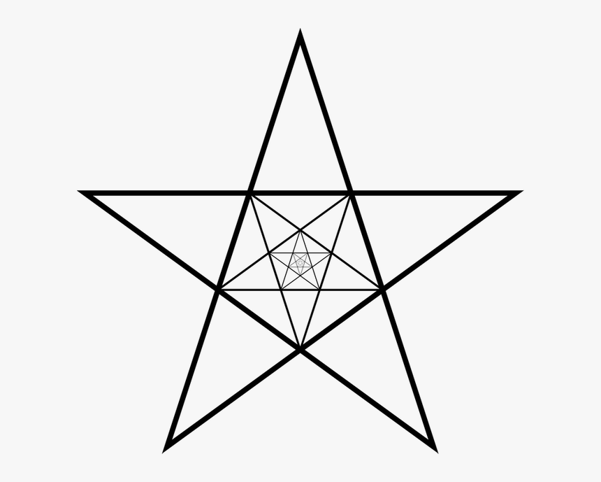 Many Triangles Are There In A Star, HD Png Download, Free Download