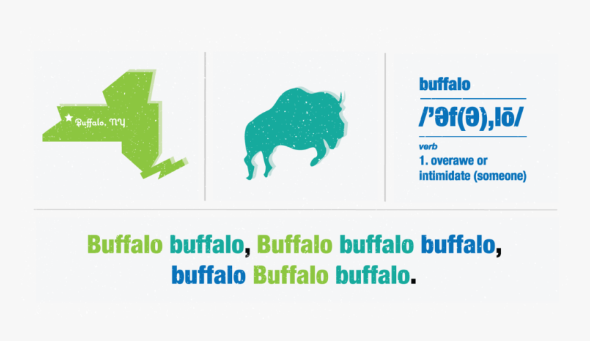 Buffalo-buffalo - Graphic Design, HD Png Download, Free Download