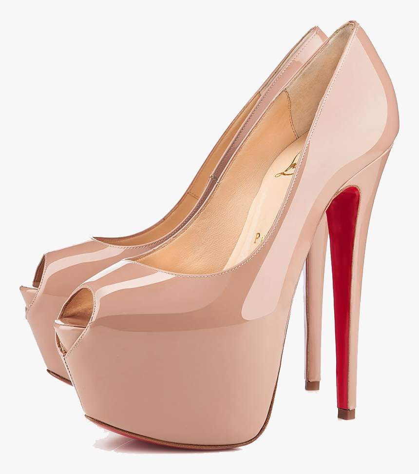 Louboutin Heels Free Png - Louboutin High Heels Nude, Transparent Png, Free Download