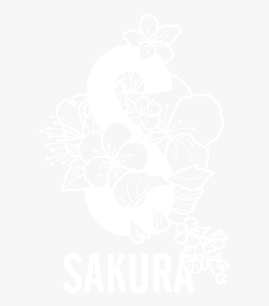 Sakura Logo Wht 03, HD Png Download, Free Download