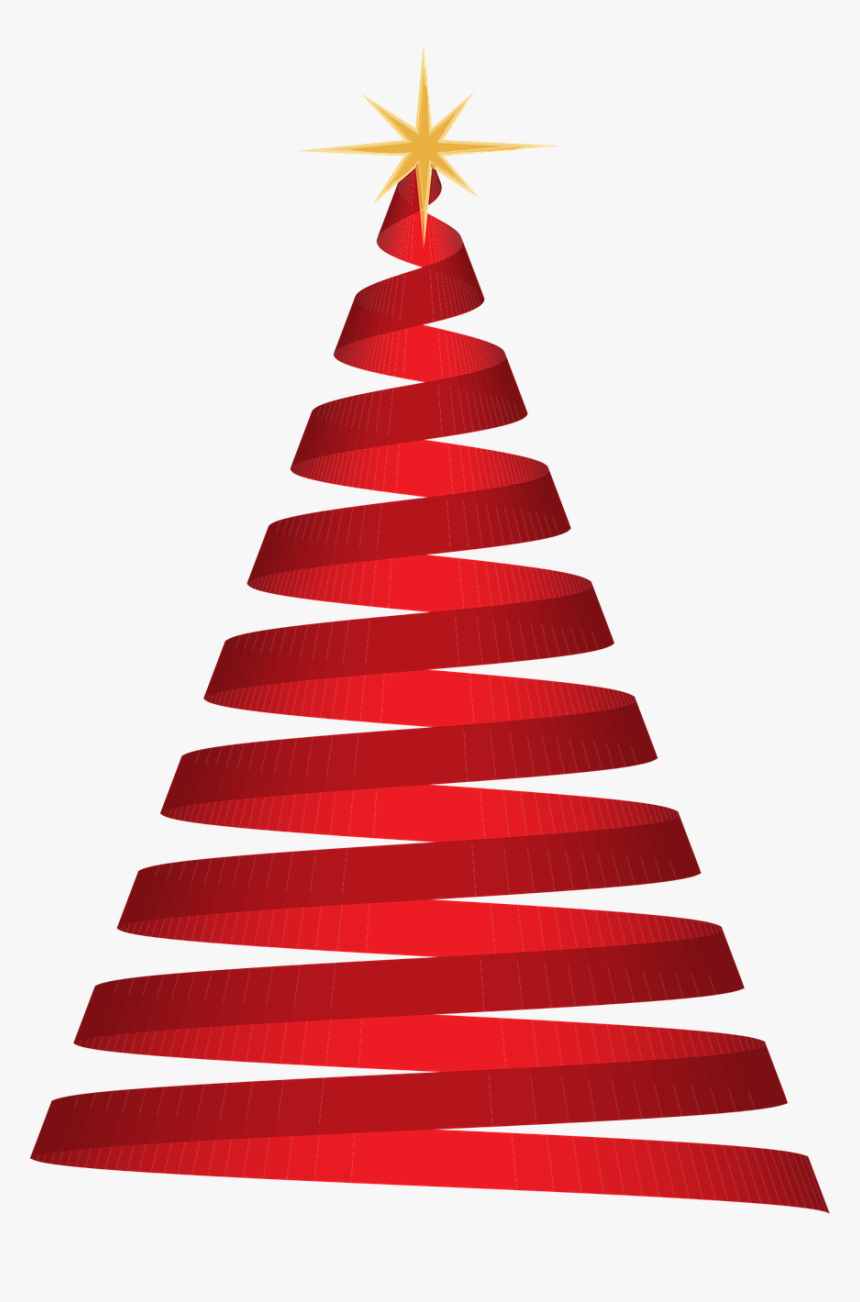 Christmas Tree Red Png, Transparent Png, Free Download