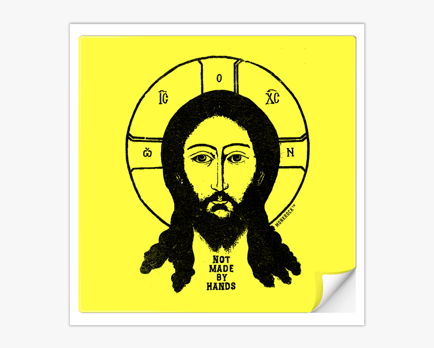 Jesus Not Made By Hands Sticker"
 Class= - Rule Of Saint Benedict, HD Png Download, Free Download