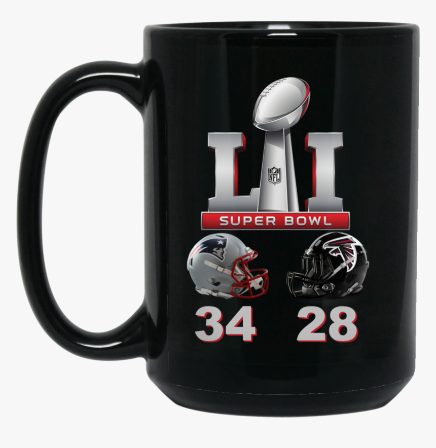 Super Bowl 51 Final Score Bm15oz 15 Oz - Mug, HD Png Download, Free Download