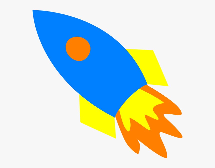 Blue Rocket Ship Svg Clip Arts Rocket Clipart Png Transparent Png Kindpng