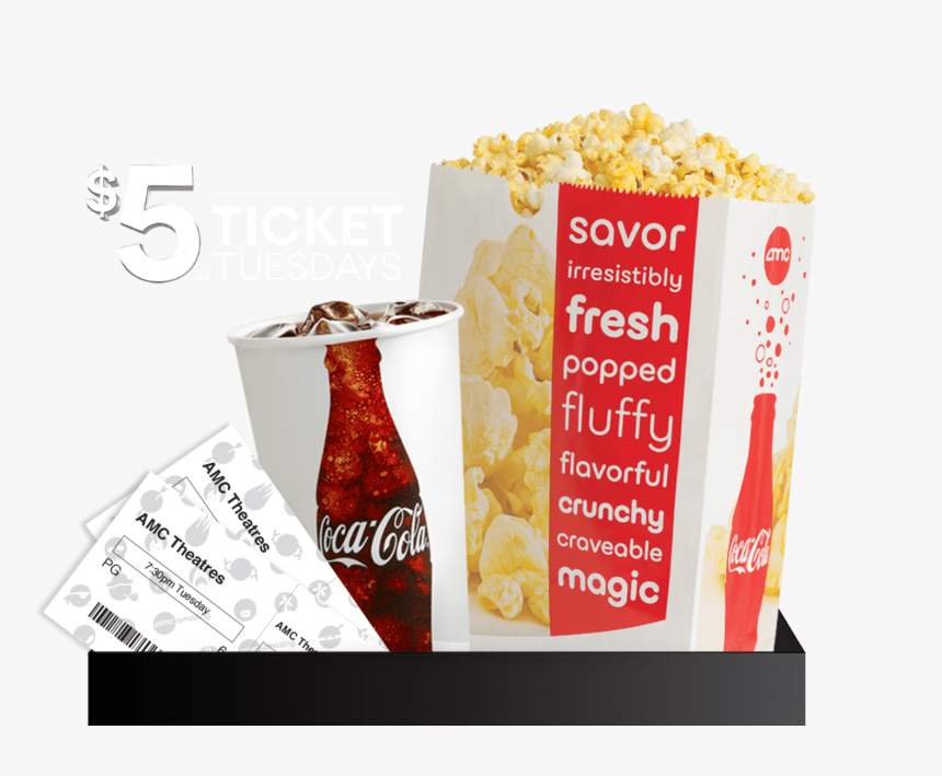 [ img] Amc 5 Dollar Tuesday, HD Png Download kindpng