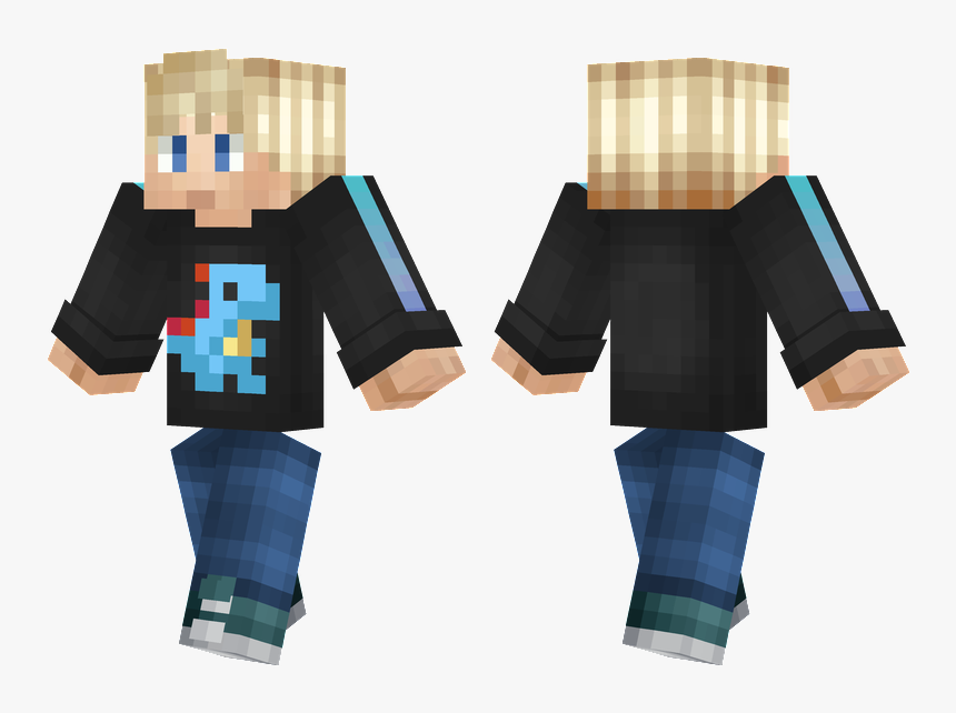 Minecraft Neon Blue Skin, HD Png Download, Free Download