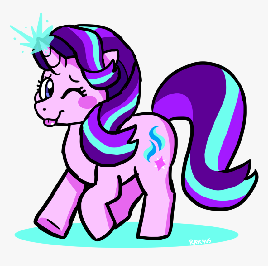 Raychus, Glowing Horn, One Eye Closed, Pony, Safe,, HD Png Download, Free Download