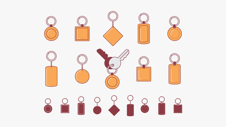 Keychain Flat Icon, HD Png Download, Free Download