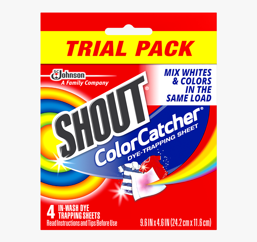 Shout Color Catcher 4 Sheets - Shout Color Catcher, HD Png Download, Free Download