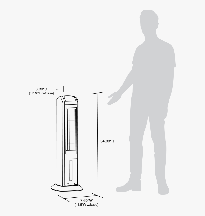 Transparent Standing Fan Png - Standing, Png Download, Free Download