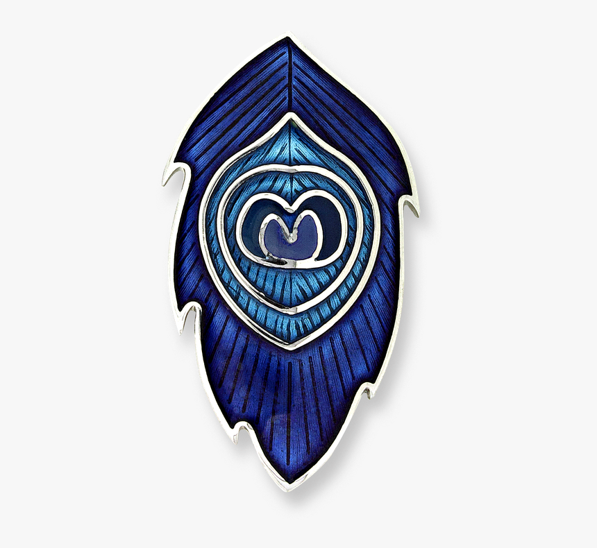 Nicole Barr Designs Sterling Silver Peacock Feather - Emblem, HD Png Download, Free Download