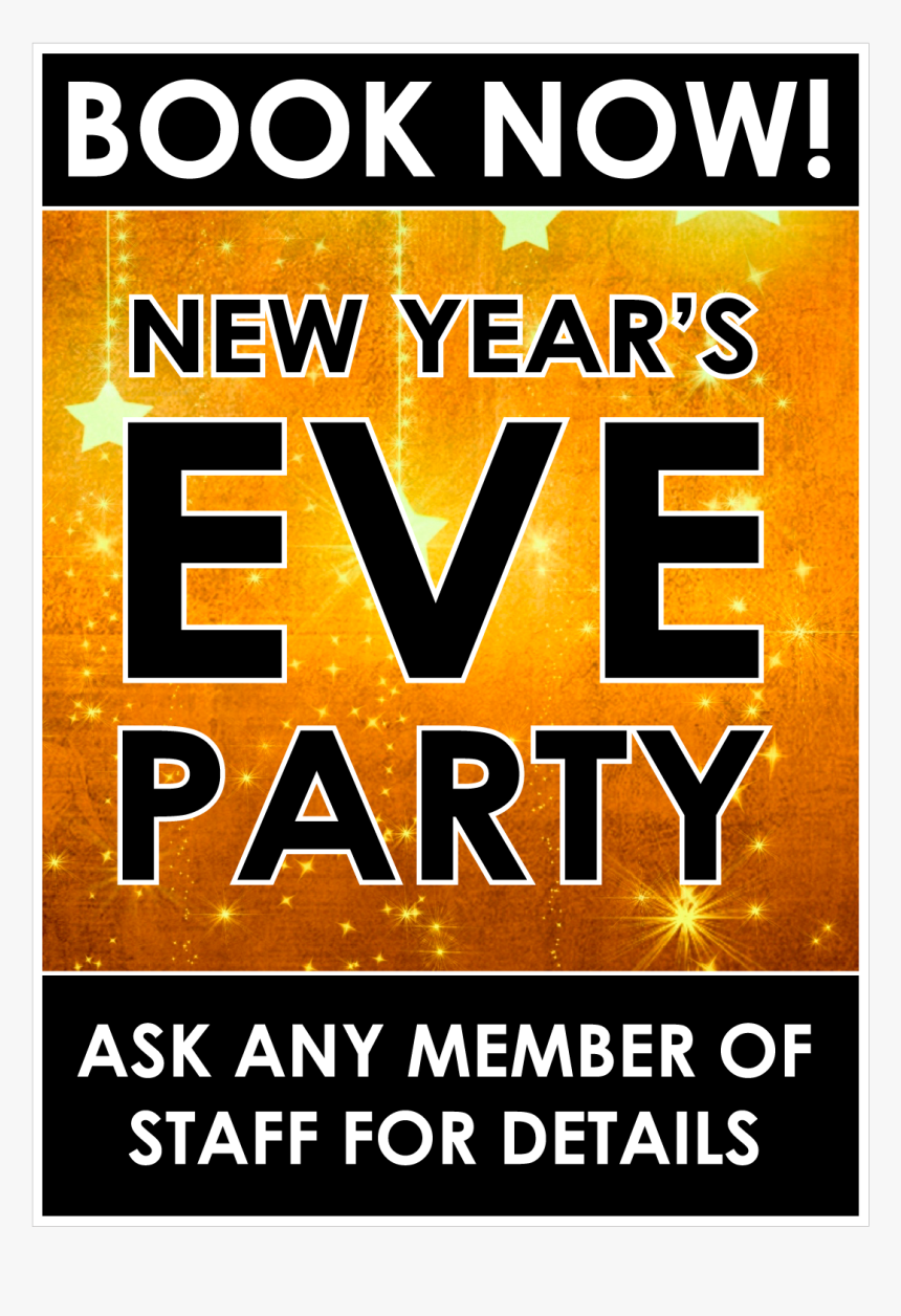 New Years Eve Party Poster"
 Title="new Years Eve Party - Canadian Franchise Association, HD Png Download, Free Download