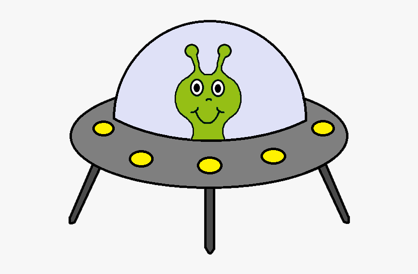 Alien And Spaceship Hd Image Clipart - Alien Spaceship Clip Art, HD Png Download, Free Download